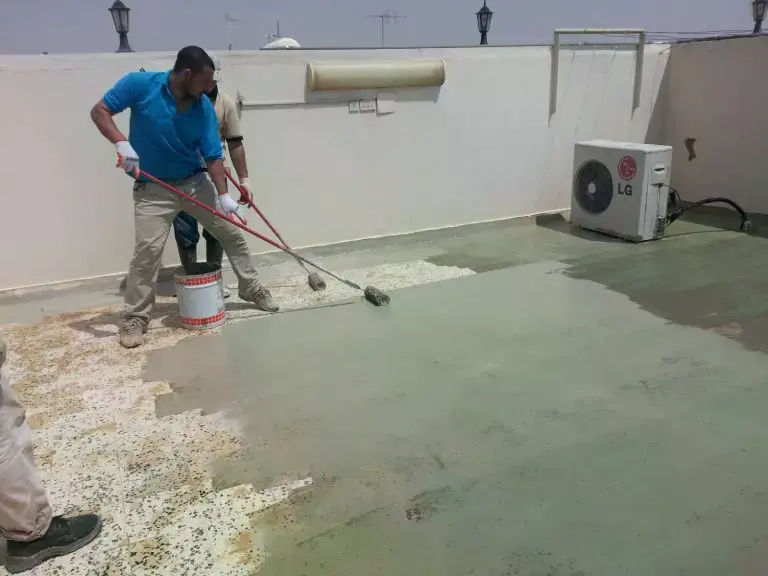 عازل مائي للاسطح فوق البلاط بجدة
