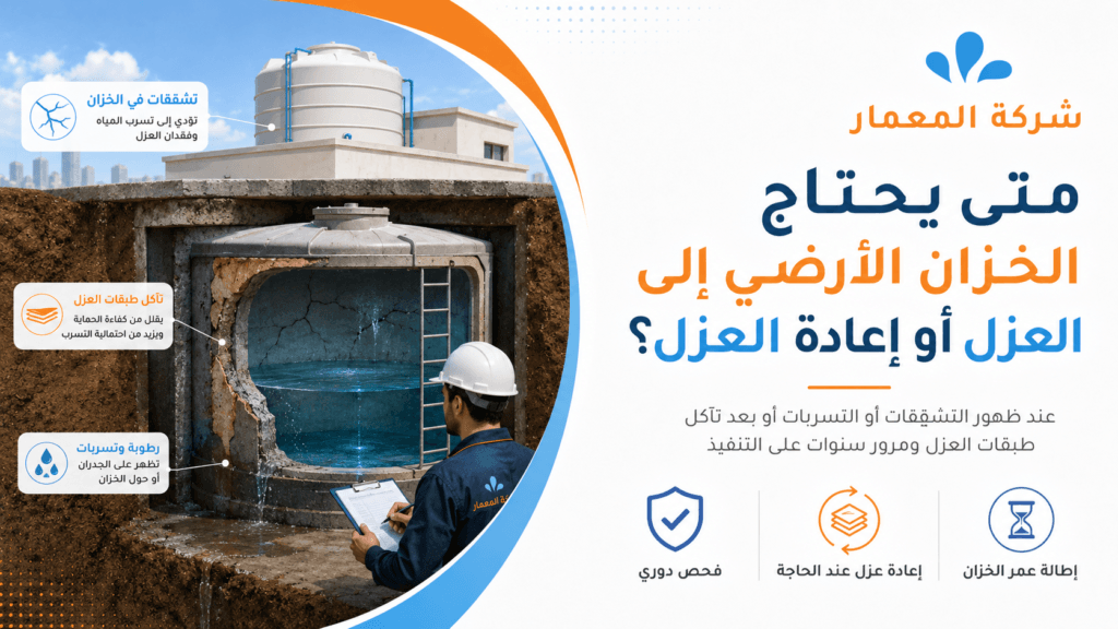 متى يحتاج الخزان الأرضي إلى العزل أو إعادة العزل؟ فحص الخزان الأرضي قبل العزل