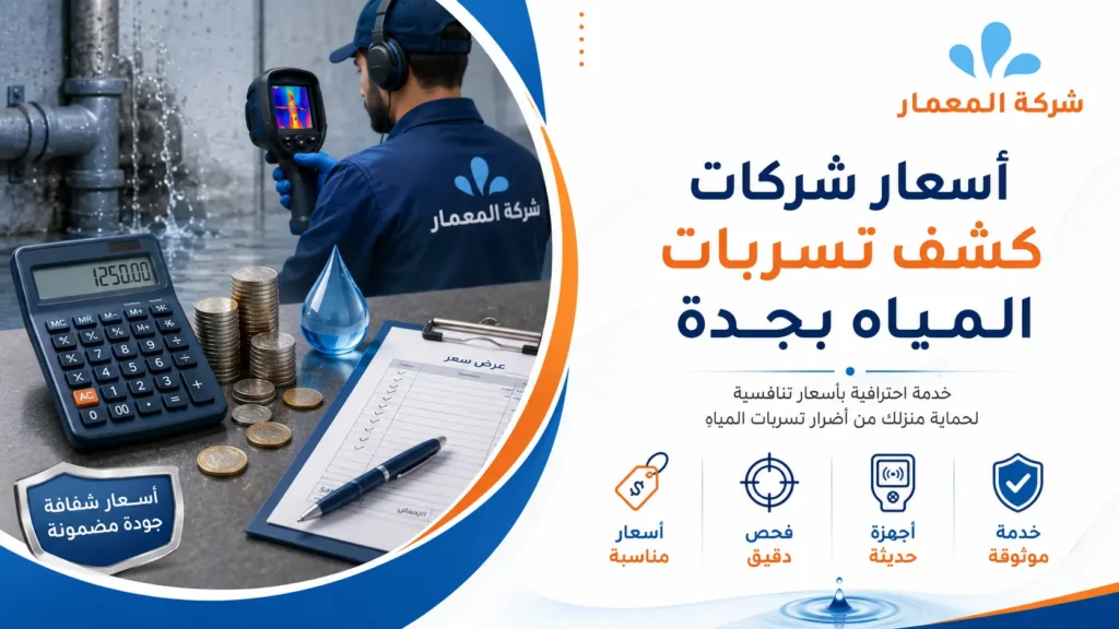 أسعار شركات كشف تسربات المياه بجدة