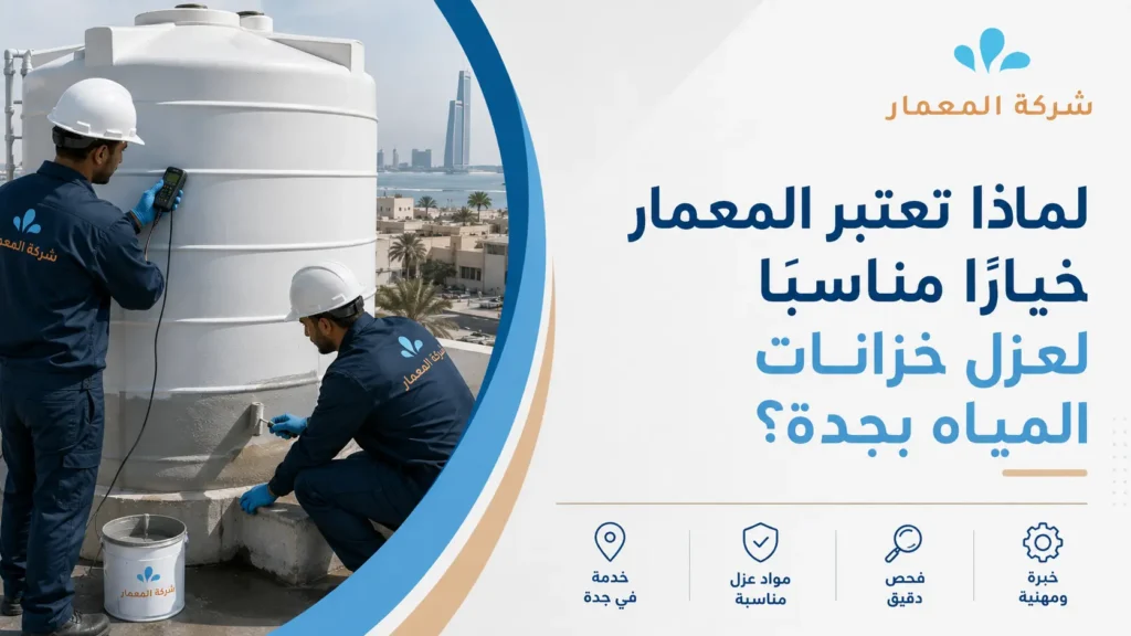 لماذا تعتبر المعمار خيارًا مناسبًا لعزل خزانات المياه بجدة؟
