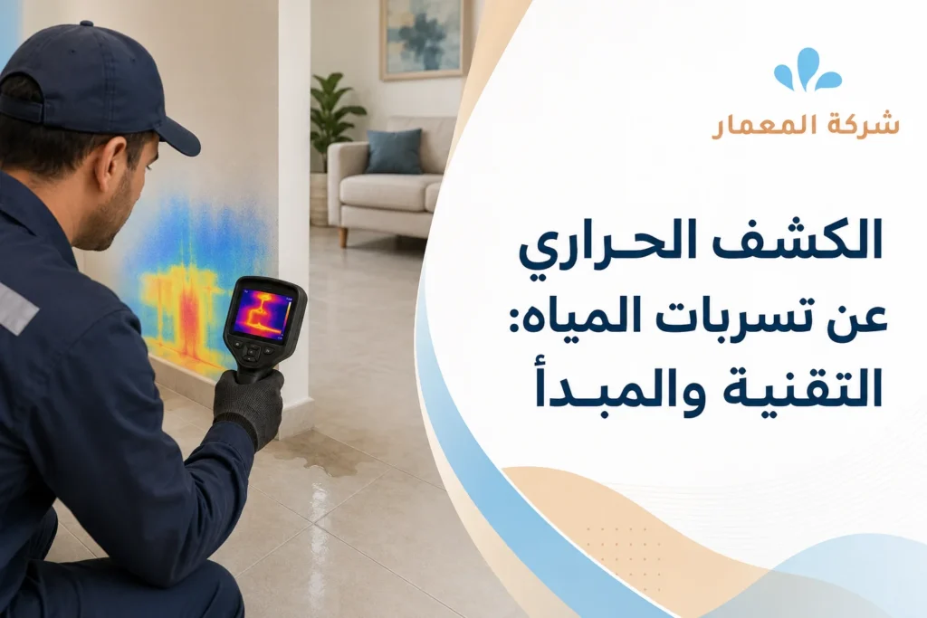 الكشف الحراري عن تسربات المياه التقنية والمبدأ الكشف الحراري عن تسربات المياه التقنية والمبدأ