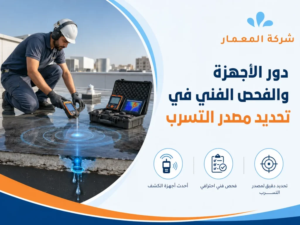 دور الأجهزة والفحص الفني في تحديد مصدر التسرب دور الأجهزة والفحص الفني في تحديد مصدر التسرب