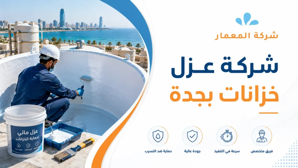 شركة عزل خزانات بجدة:فحص الخزان وتحديد سبب التسرب