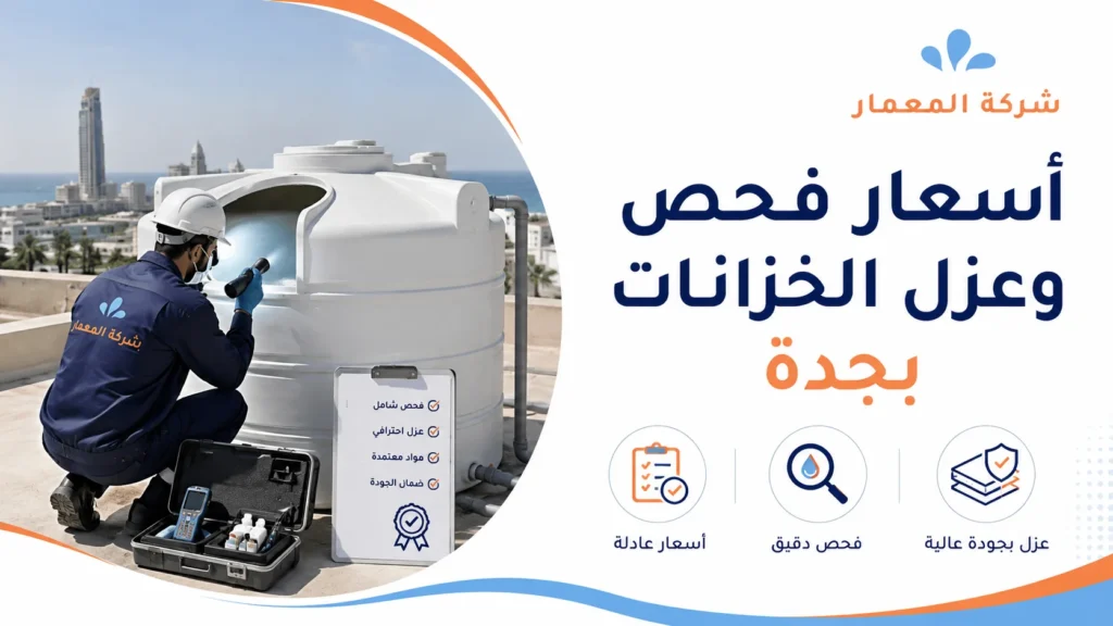 أسعار فحص وعزل الخزانات بجدة