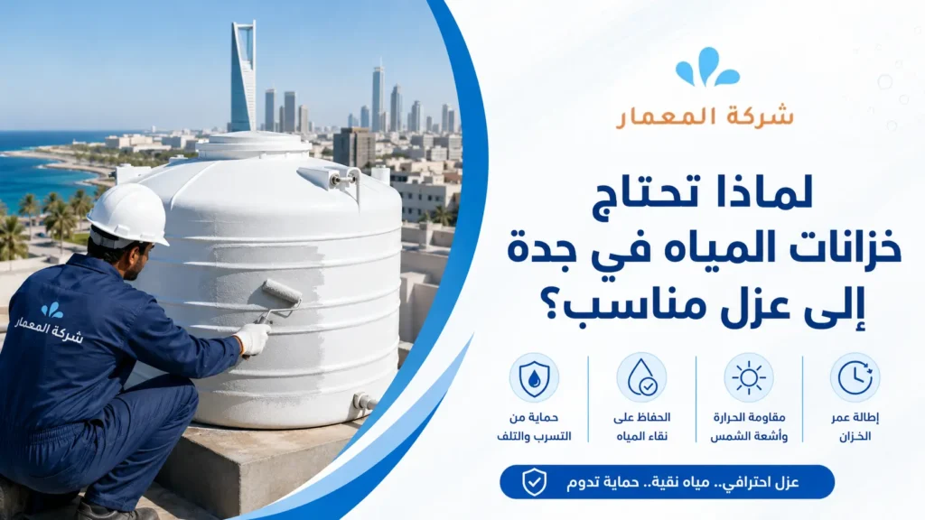 لماذا تحتاج خزانات المياه في جدة إلى عزل مناسب؟