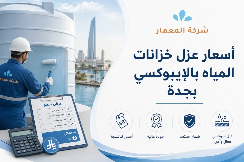 أسعار عزل خزانات المياه بالإيبوكسي بجدة