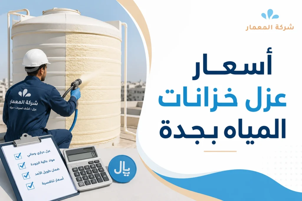 فحص شروخ الخزان الخرساني قبل العزل