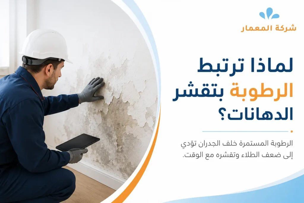 لماذا ترتبط الرطوبة بتقشر الدهانات؟