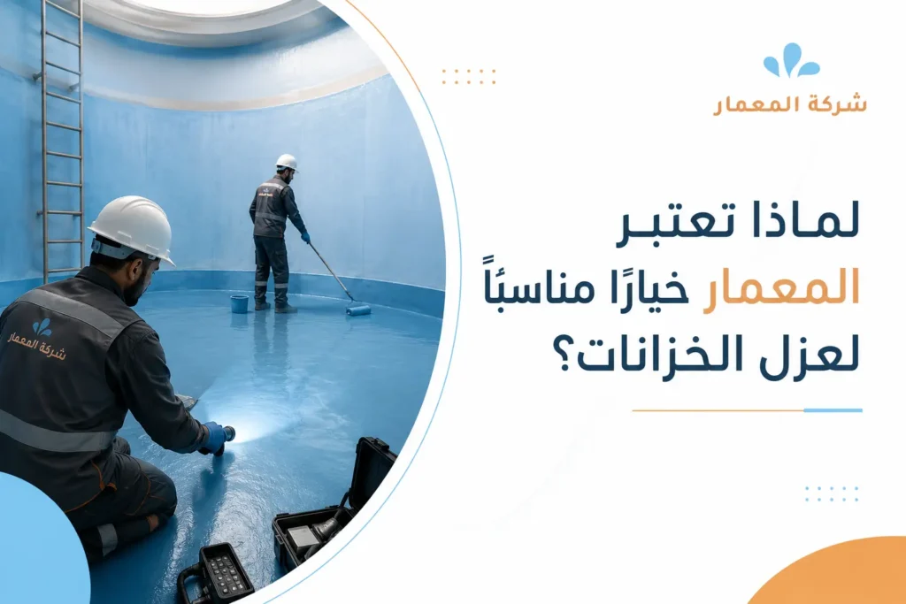لماذا تعتبر المعمار خيارًا مناسبًا لعزل الخزانات؟