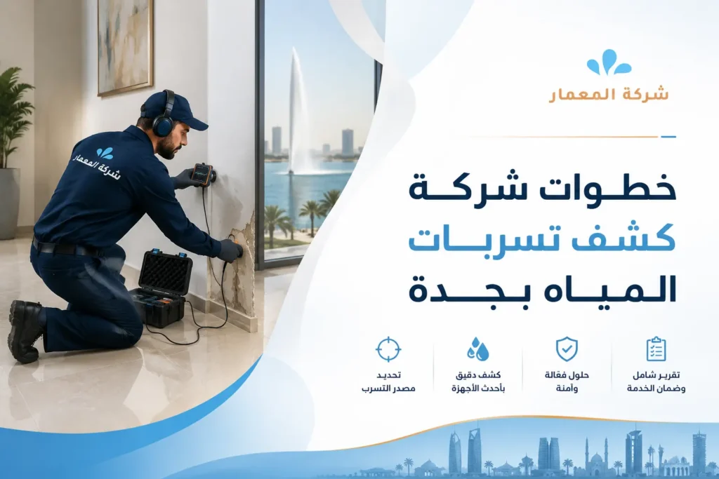خطوات شركة كشف تسربات المياه بجدة خطوات شركة كشف تسربات المياه بجدة
