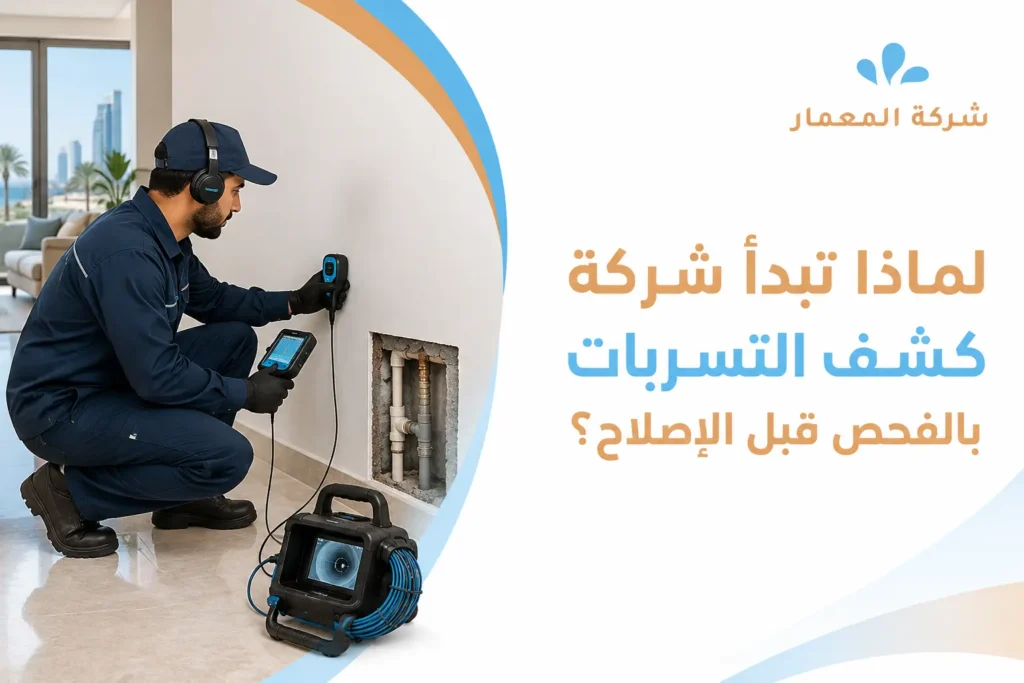 لماذا تبدأ شركة كشف التسربات بالفحص قبل الإصلاح؟ لماذا تبدأ شركة كشف التسربات بالفحص قبل الإصلاح؟