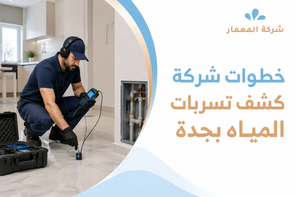 خطوات شركة كشف تسربات المياه بجدة خطوات شركة كشف تسربات المياه بجدة