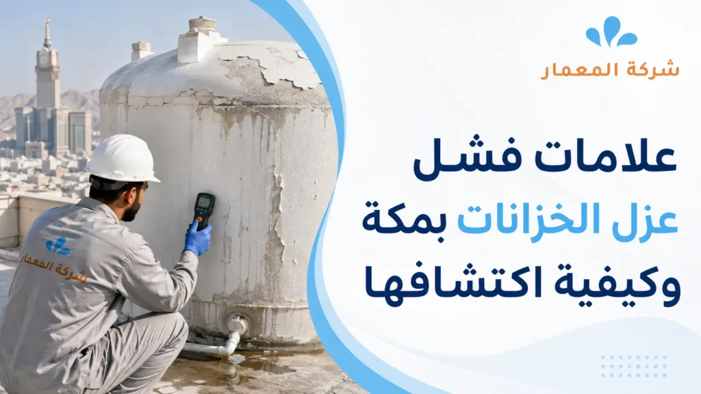 علامات فشل عزل الخزانات بمكة وكيفية اكتشافها