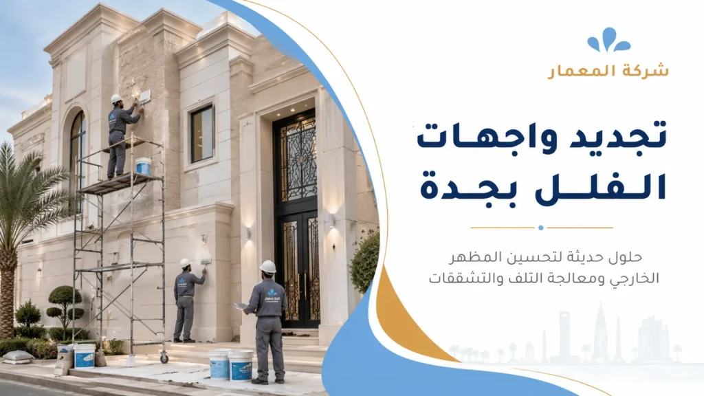 تجديد واجهات الفلل بجدة تجديد واجهات الفلل بجدة