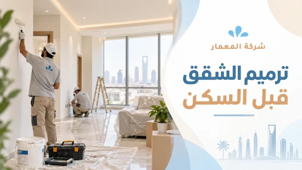 ترميم الشقق قبل السكن