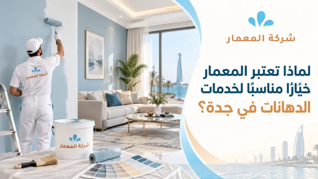 لماذا تعتبر المعمار خيارًا مناسبًا لخدمات الدهانات في جدة؟